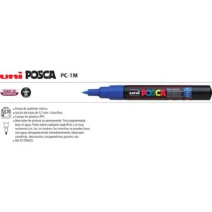 MARCADOR POSCA MITSUBISHI 1MM PUNTA CONICA EXTRA FINA