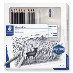 JUEGO DE CARBONCILLO STAEDTLER CHARCOAL X 12 UN 61 100C