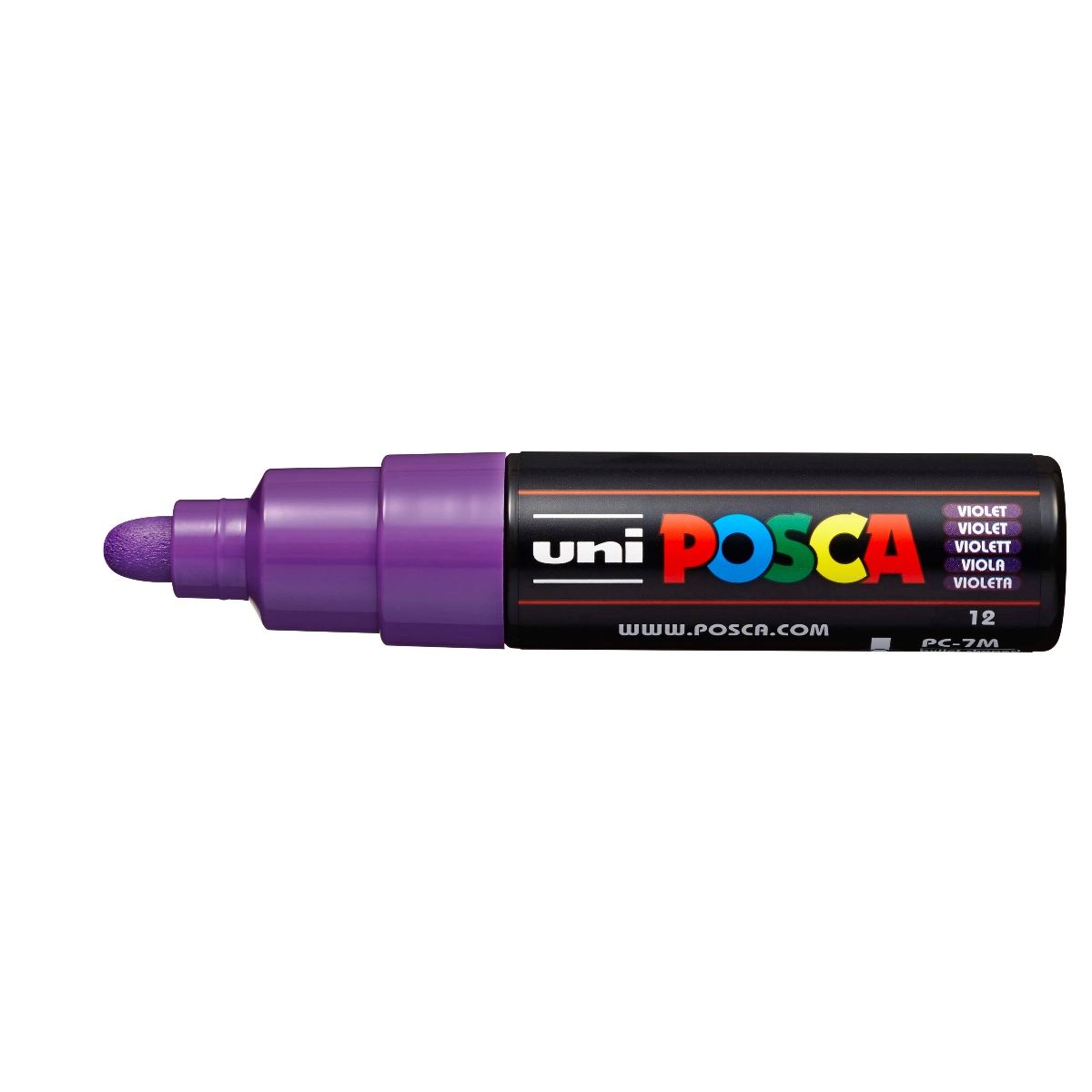 MARCADOR POSCA MITSUBISHI PC-7M 4.5 - 5.5MM VIOLETA