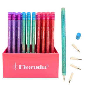LAPIZ COLOURS NEGRO PUNTAS INTERCAMBIABLES CUERPO GLITTER