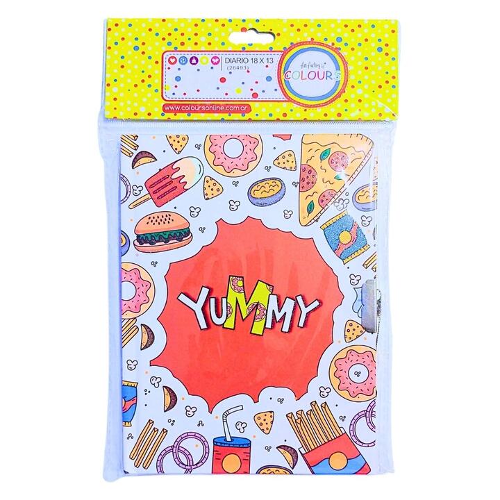 DIARIO COLOURS 18*13 FAST FOOD