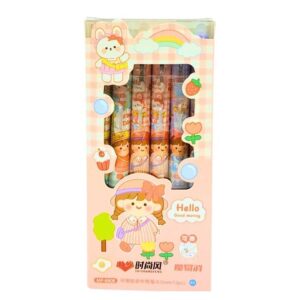 BOLIGRAFO COLOURS BORRABLE RETRACTIL NENA KAWAII