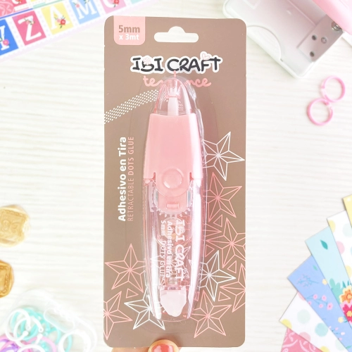 CINTA IBICO ADHESIVA DOBLE FAZ 5MM * 3MTS RETRACTIL