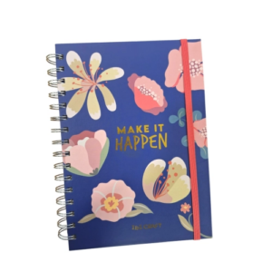 CUADERNO IBICO PLANNER 14.8*21 CM ESP + STICKERS *REGLA