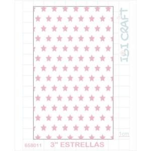 PLANTILLA IBICO 5" TEXTURADO 2D ESTRELLAS