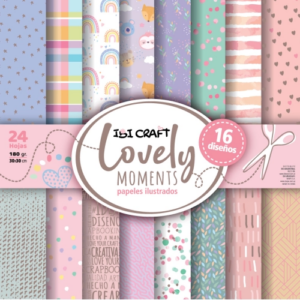 PAPEL IBICO PARA SCRAP 30*30 160 GR LOVELY