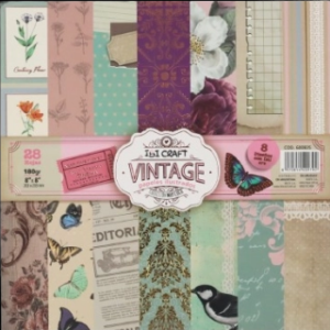 PAPEL IBICO PARA SCRAP 20*20 180 GR VINTAGE