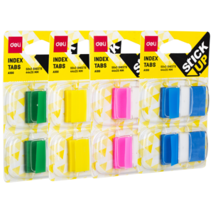 INDICE ADHESIVO DELI TIRAS DE FILM C/ DISP 4 COL COMBINADOS
