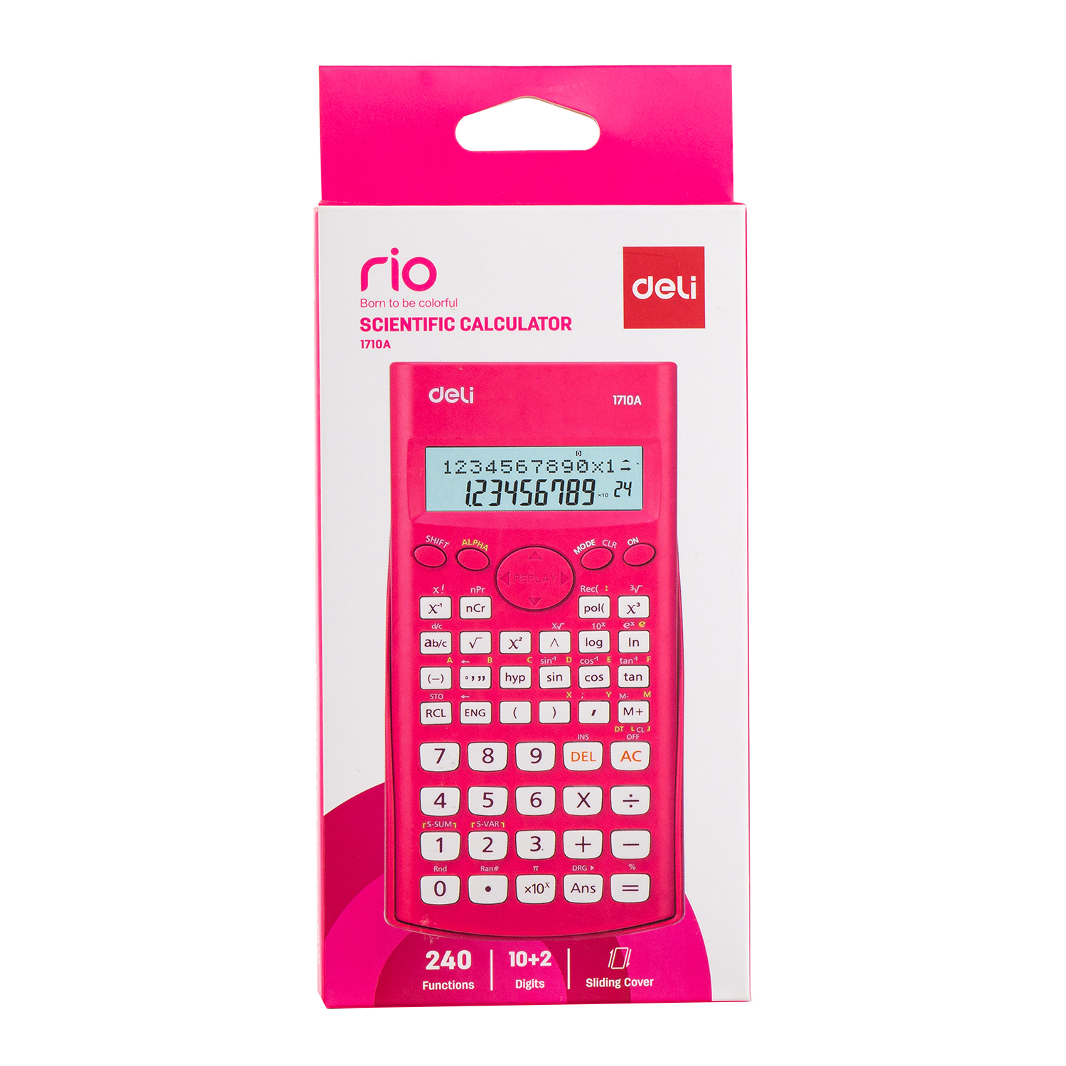 CALCULADORA DELI CIENTIFICA CORE (E1710AR) 12DG ROJA