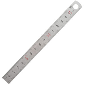 REGLA DELI METALICA 15CM