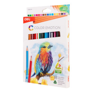 LAPICES COLORES DELI COLOR EMOTION X 18 ESTUCHE
