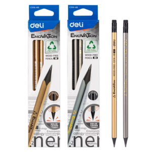 LAPIZ GRAFITO DELI ENOVATION HB TRIANGULAR C/GOMA X 12