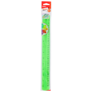 REGLA DELI PLASTICA FLUO 30CM