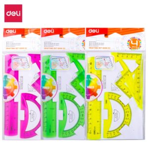 SET GEOMETRIA DELI FLUO 15CM