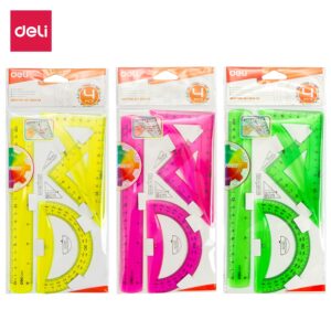 SET GEOMETRIA DELI FLUO 20CM