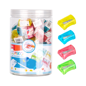 SACAPUNTA DELI COMIKO CURVO 1 BOCA 4 COL TRASLUCID POTE X 70