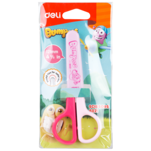 TIJERA DELI ESCOLAR NIVEL INICIAL C/FUNDA BUMPEES 2 COLORES