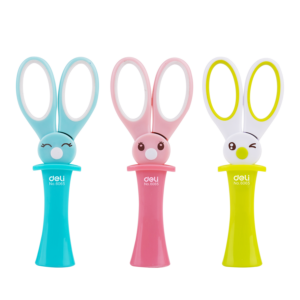 TIJERA DELI ESCOLAR NIVEL PRIMARIO 3 COLORES 137MM