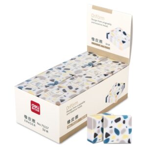 GOMA DE BORRAR DELI ORIFORM CUAD 36X36X12MM X 32