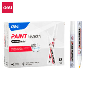 MARCADOR DELI PINT ACRILICA 2MM CPO METALICO BLANCO