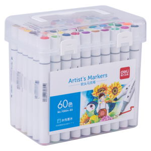 MARCADOR DELI SKETCH MARKER REDONDO DOB PTA X 60