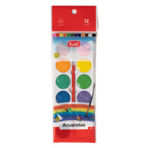 ACUARELA TRABI FLOW PACK X 12 SURTIDO