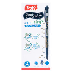 BOLIGRAFO TRABI GEL BORRABLE FRICCION BRAVE 07 AZUL
