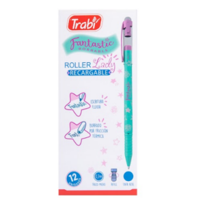 BOLIGRAFO TRABI GEL BORRABLE FRICCION LADY 07 AZUL