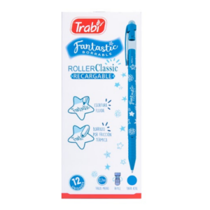 BOLIGRAFO TRABI GEL BORRABLE FRICCION CLASSIC 07 AZUL