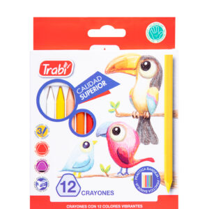 PINTURITAS PLASTICAS TRABI TRIANGULAR X 12 UN