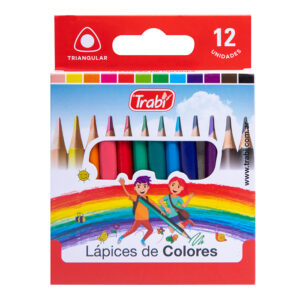 LAPICES COLORES TRABI X 12 UN CORTO RESINA