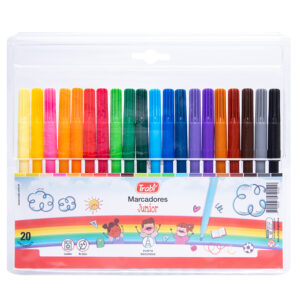 MARCADOR TRABI ESCOLAR X 20 UN AL AGUA JUNIOR BLISTER