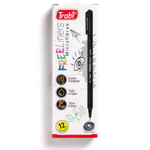 MARCADOR TRABI FREE LINER X COLOR X 12 UN