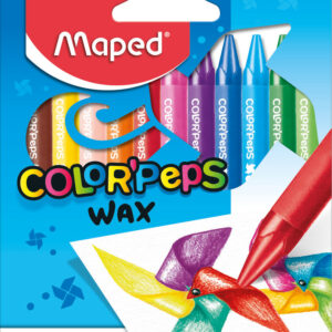 CRAYONES MAPED DE CERA X 12 UN ESTUCHE