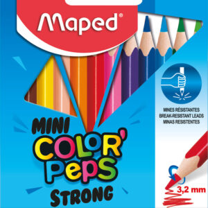 LAPICES COLORES MAPED CORTOS COLOR PEPS X 12 UN 832500