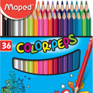 LAPICES COLORES MAPED LARGOS X 36 UN ESTUCHE