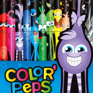 LAPICES COLORES MAPED DECORADOS X 12 UN (MONSTERS) ESTUCHE