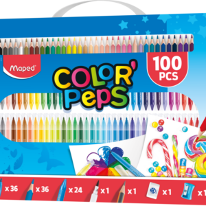 KIT MAPED DE COLOREO 100 PIEZAS