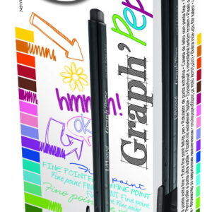 MICROFIBRA MAPED GRAPH PEPS NEGRO CAJA