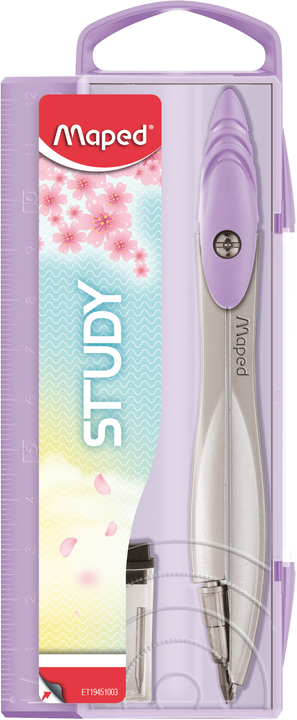 COMPAS MAPED STUDY PASTEL ESTUCHE IND