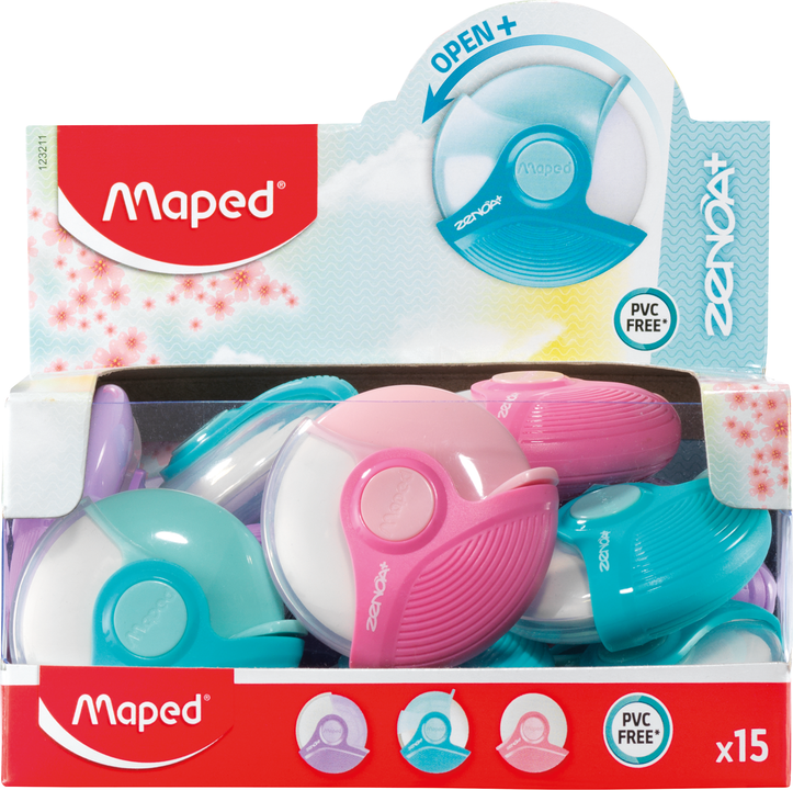GOMA MAPED ZENOA PLUS X 15 UN DISPLAY