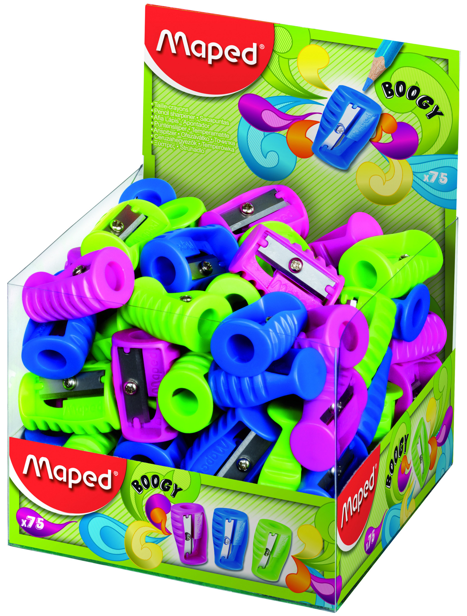 SACAPUNTA MAPED BOOGY 1 ORIFICIO X 75 UN DISPLAY