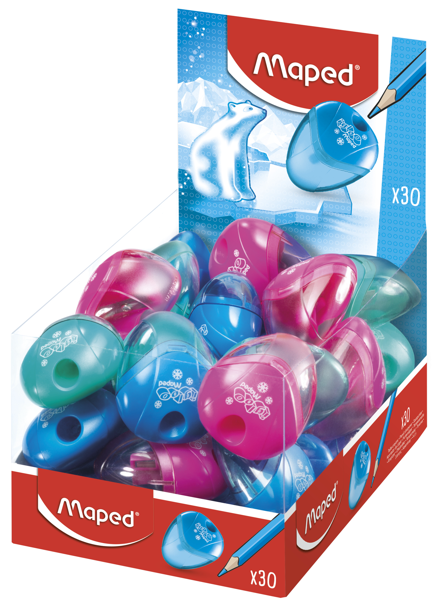 SACAPUNTA MAPED IGLOO 1 FILO CON DEPOSITO X 30 UN DISPLAY