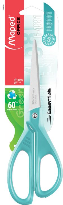 TIJERA MAPED ESSENTIAL GREEN 21 CM PASTEL