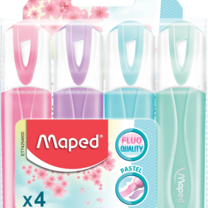 RESALTADOR MAPED PASTEL PACK X 4