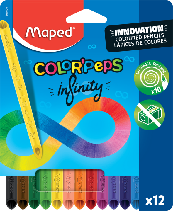 LAPICES COLORES INFINITY X 12