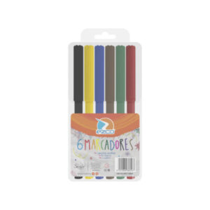 MARCADOR EZCO ESCOLAR X 6 UN BLISTER