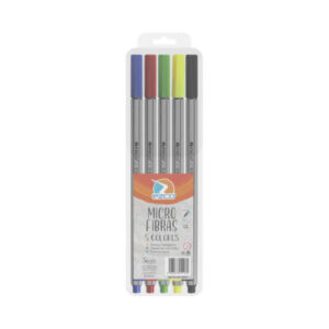 MICROFIBRA EZCO X 5 UN PTA 0.4MM BL PVC