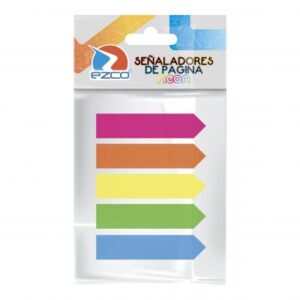 SEÑALADOR PAGINA EZCO NEON 12X44MM X 5 COLORES X 48 UN