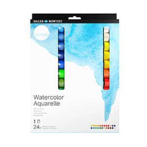 ACUARELA DALER SIMPLY 12ML SET X 24 COLORES